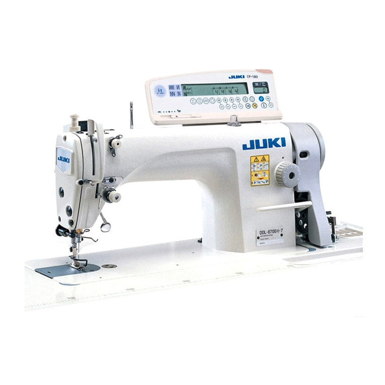 JUKI DDL-8700-7 Quick start guide
