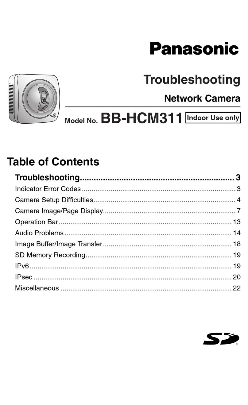 Panasonic BB-HCM311 Troubleshooting