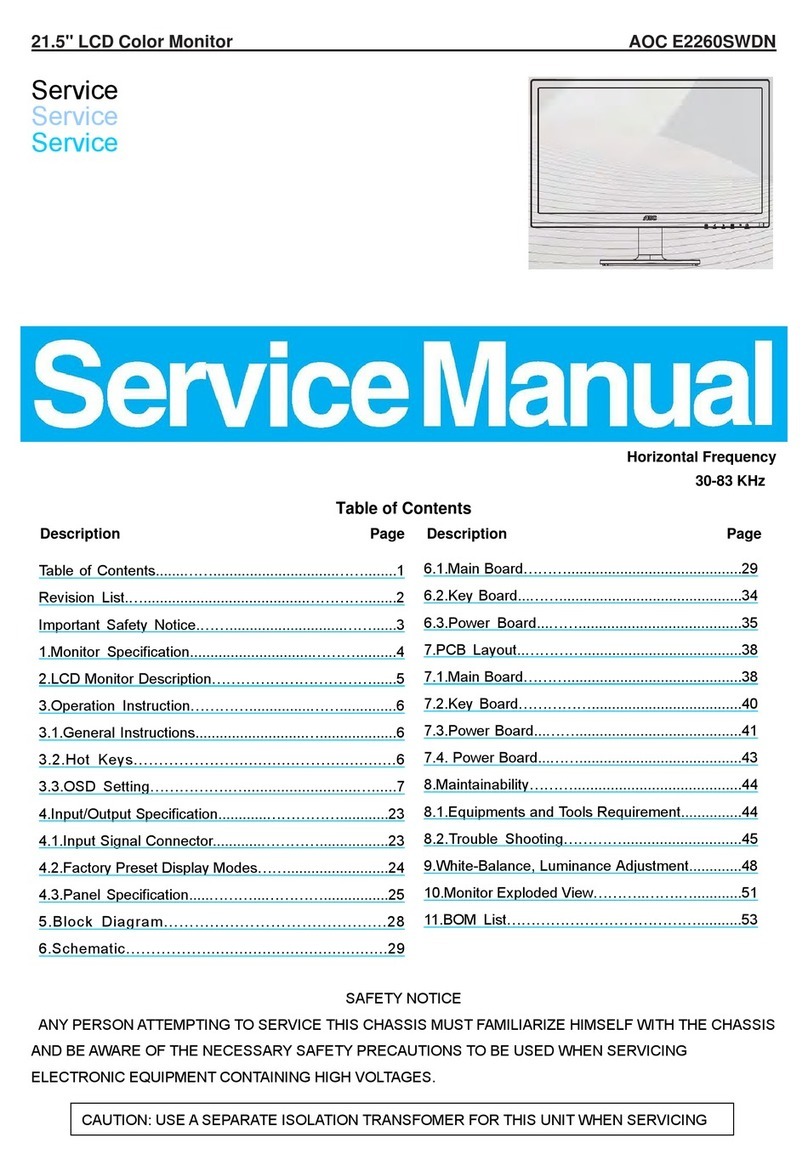 AOC e2260Swdn User manual
