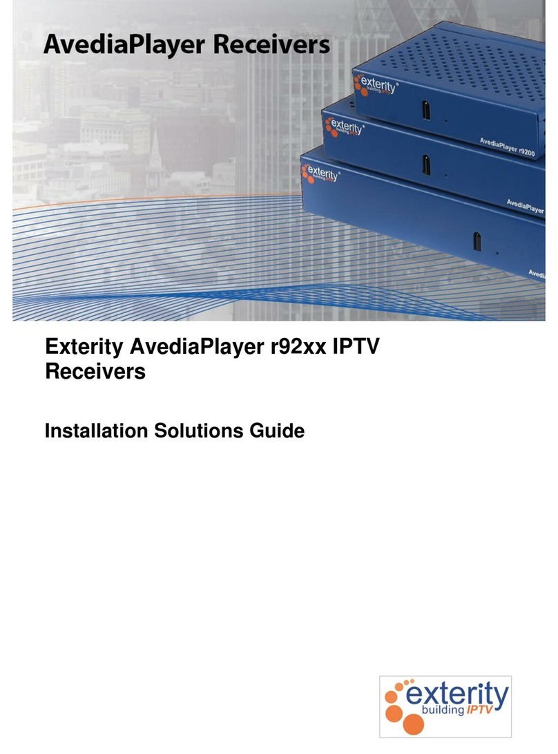 Exterity AvediaPlayer r92 Series installation guide
