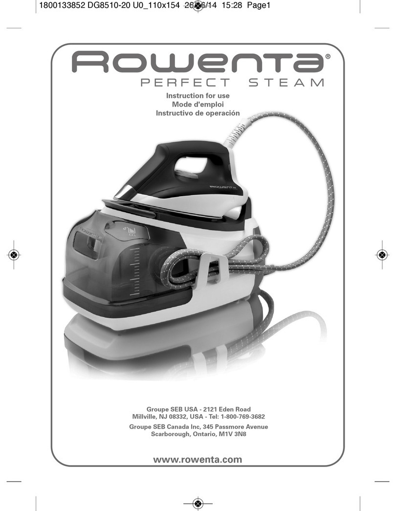 Rowenta DG8510 Instructions for use