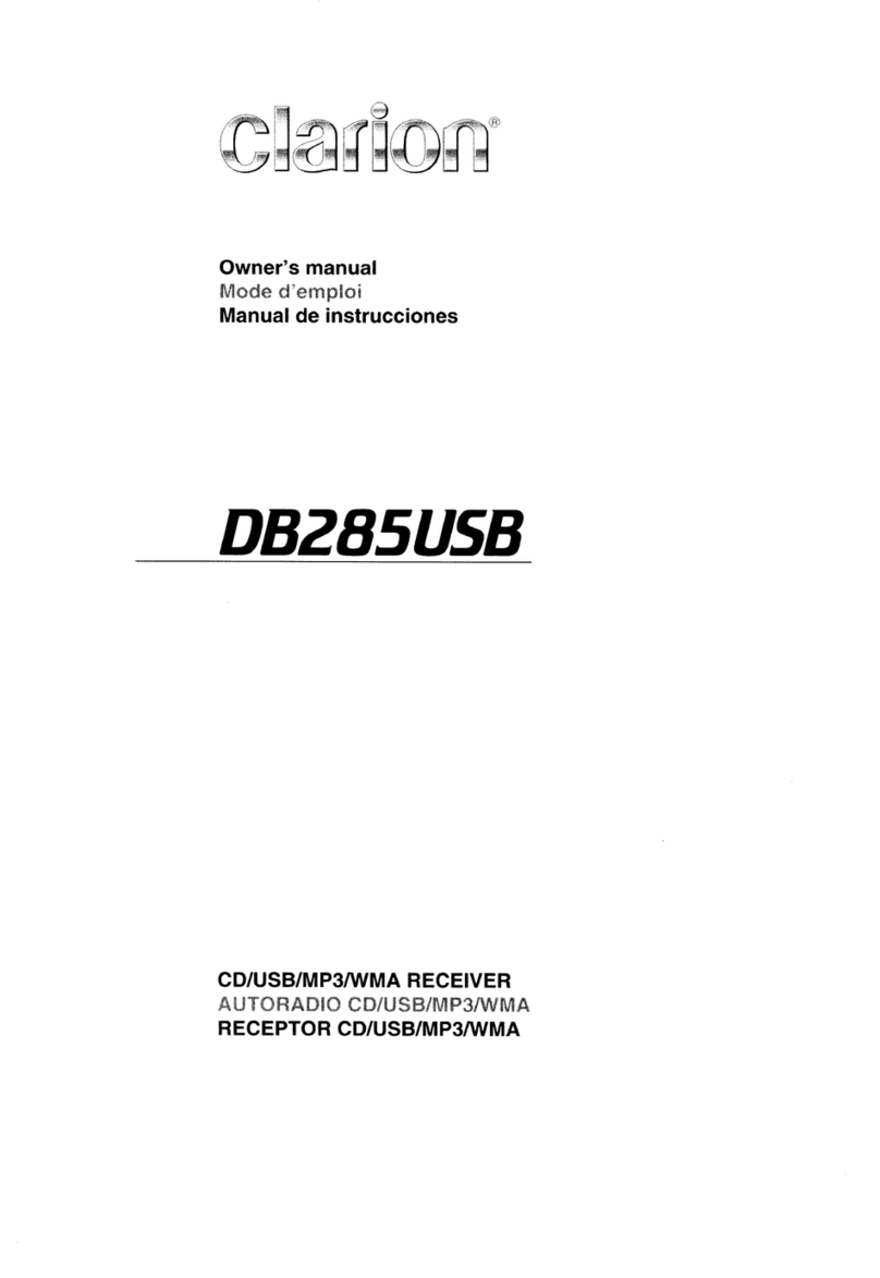 Clarion D8ZBSUS8 User manual Clarion D8ZBSUS8 User manual