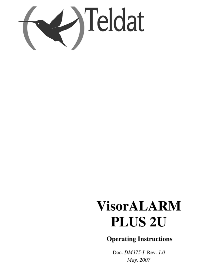 Teldat VisorALARM PLUS 2U operating instructions