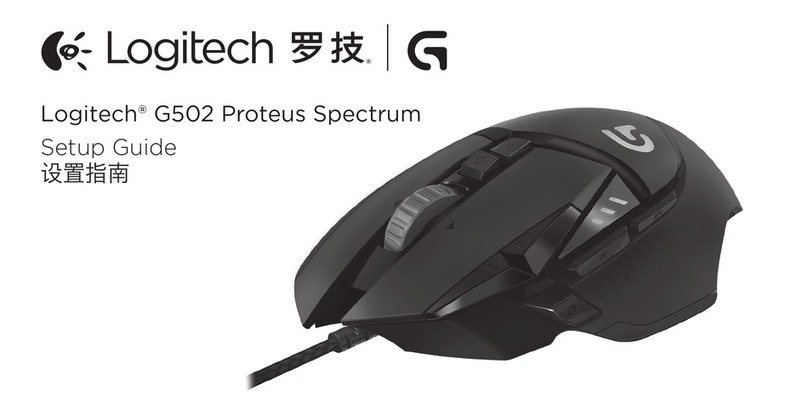 Logitech G502 Proteus Spectrum Setup guide
