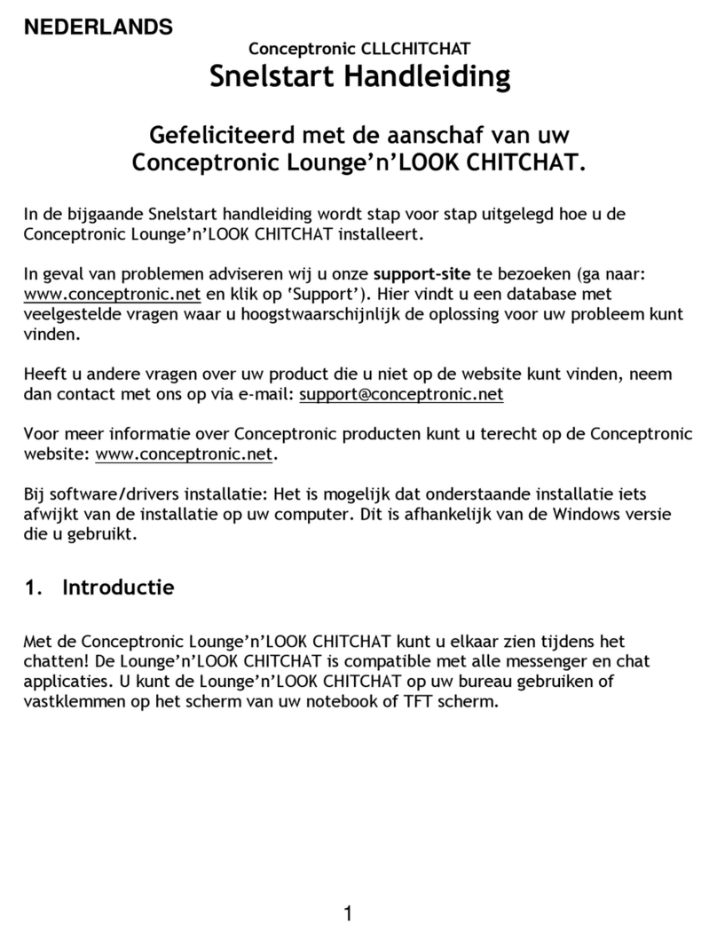 Conceptronic CLLCHITCHAT User manual