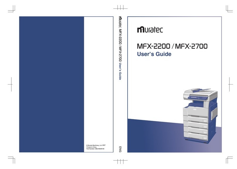 Muratec mfx-2200 User manual