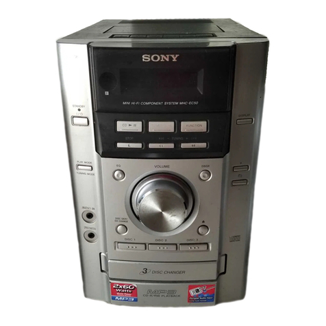 Sony HCD-EC50 User manual