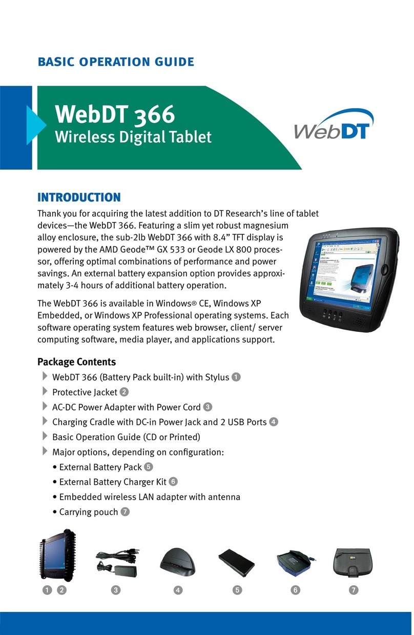 WebDT 366 Assembly instructions