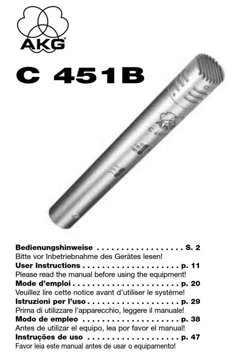 AKG C 451B User instructions AKG C 451B User instructions