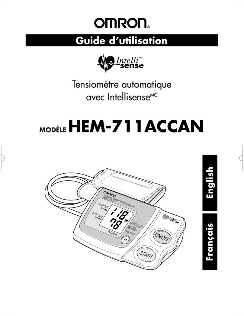Omron HEM-711AC User manual