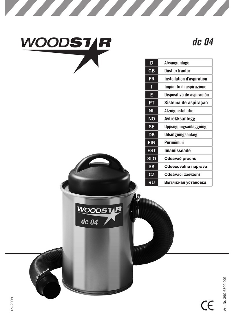 Woodstar dc 04 operating instructions