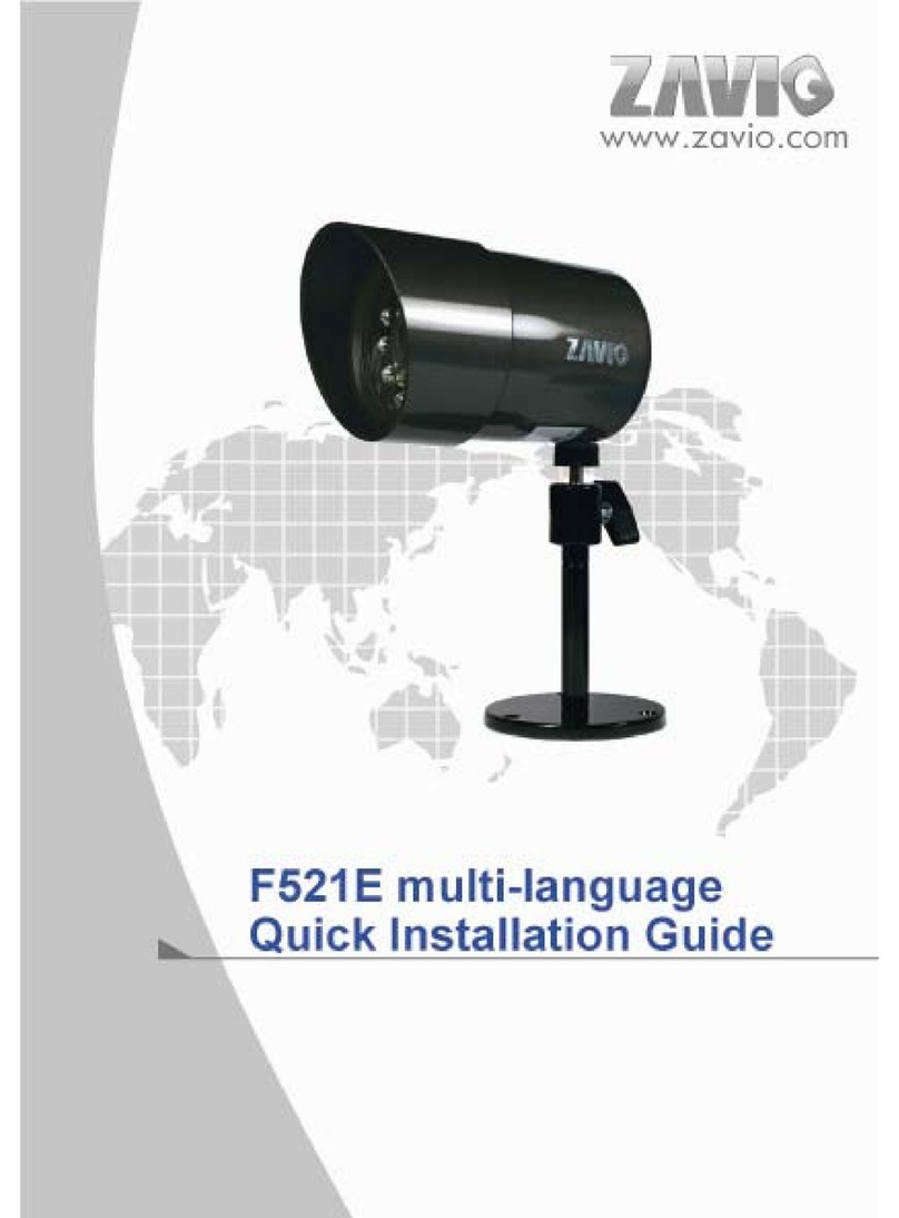 Zavio F521E Operator's manual