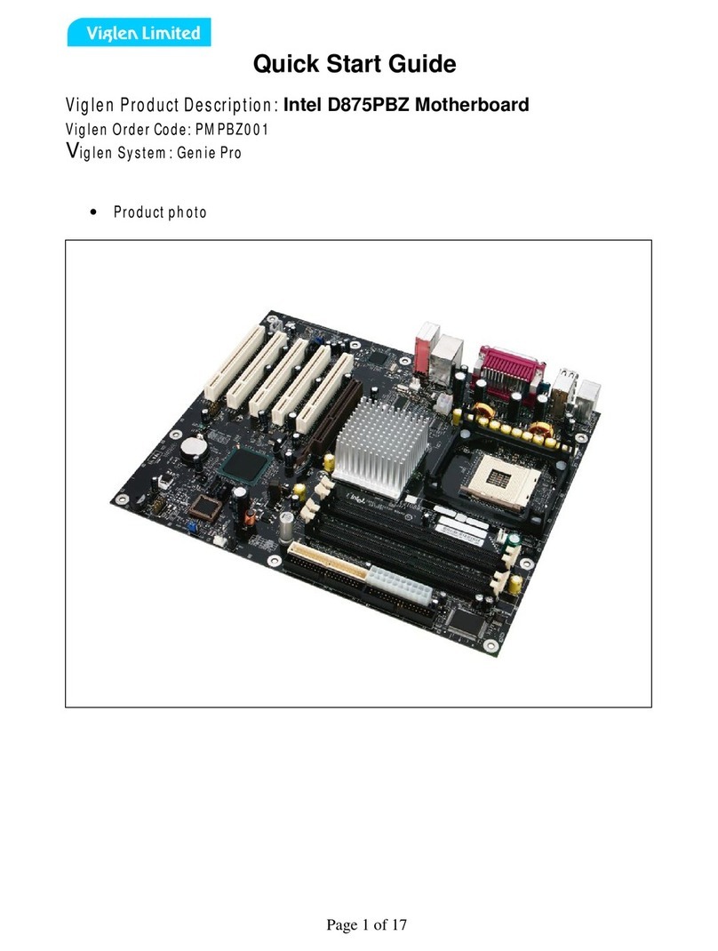 Intel D875PBZ - Desktop Board Motherboard User manual