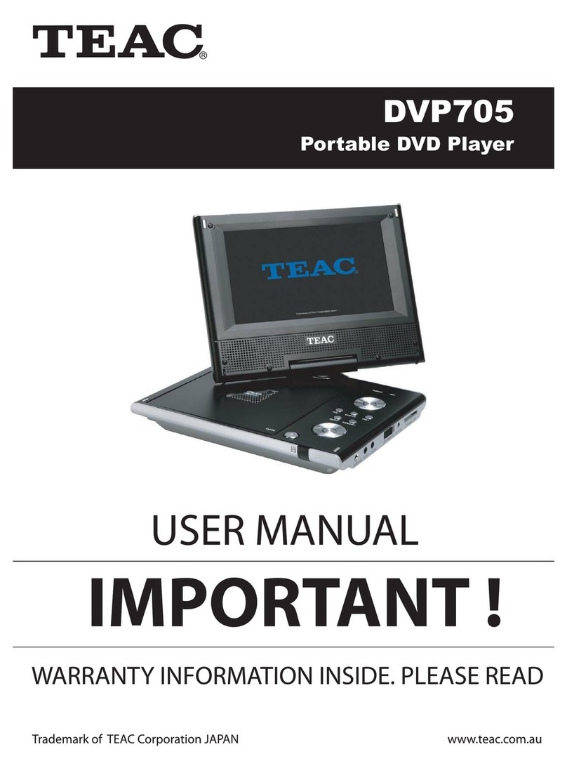 Teac DVP705 User manual