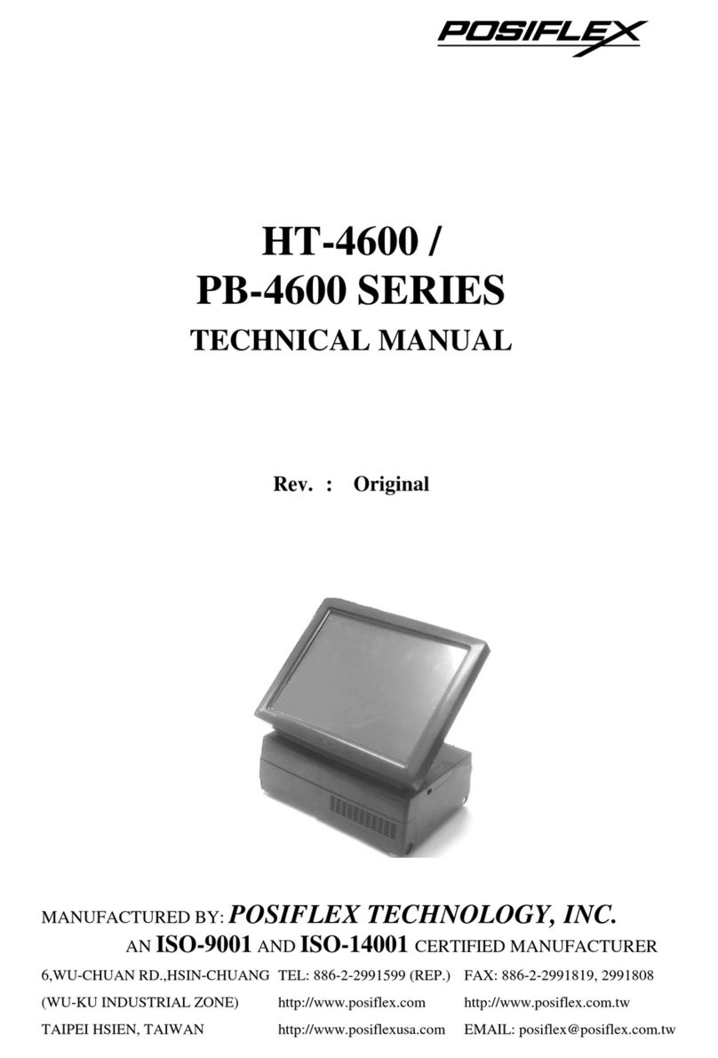 POSIFLEX HT-4600 Series User manual