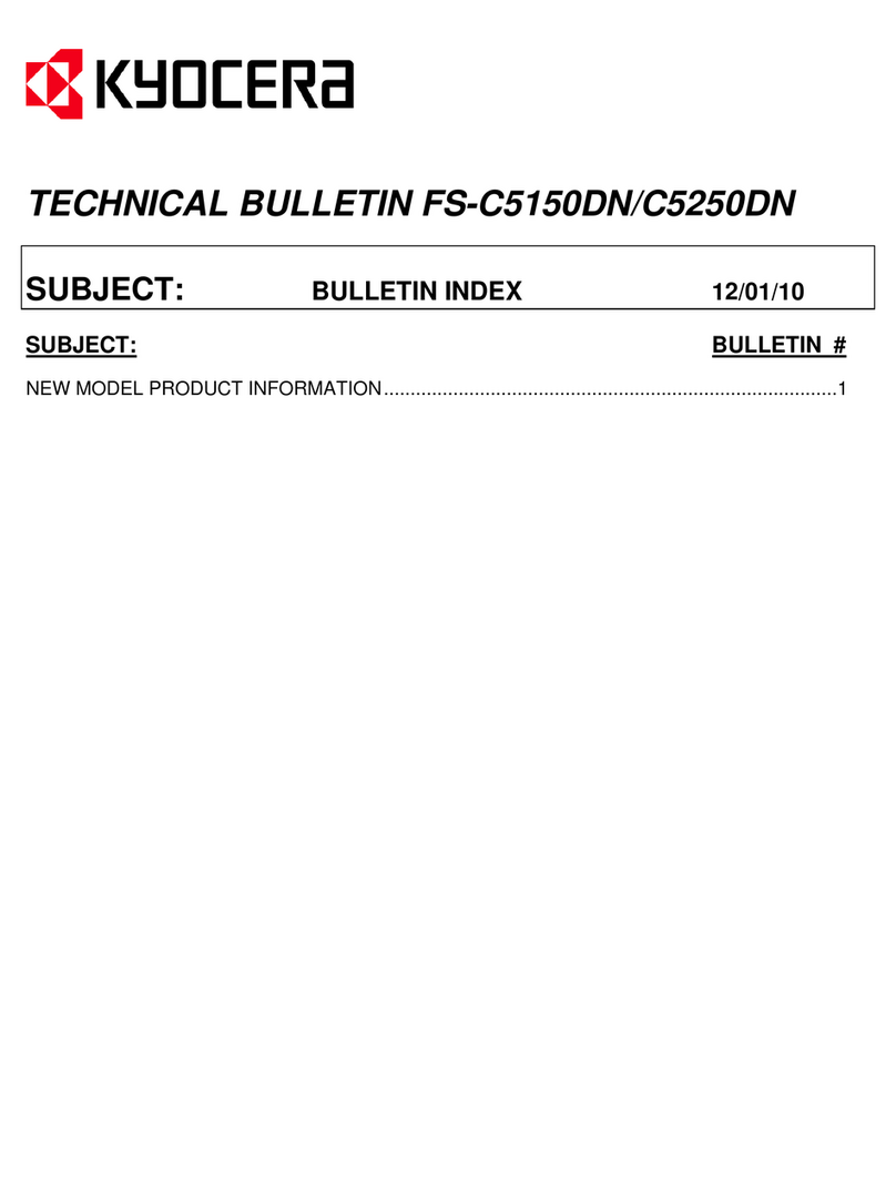 Kyocera ECOSYS FS-C5250DN Service manual