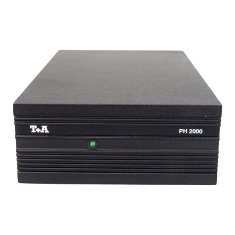 T+A PH 2000 operating instructions
