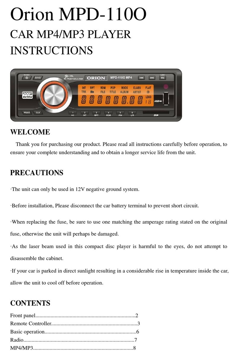 Orion MPD-110O instructions