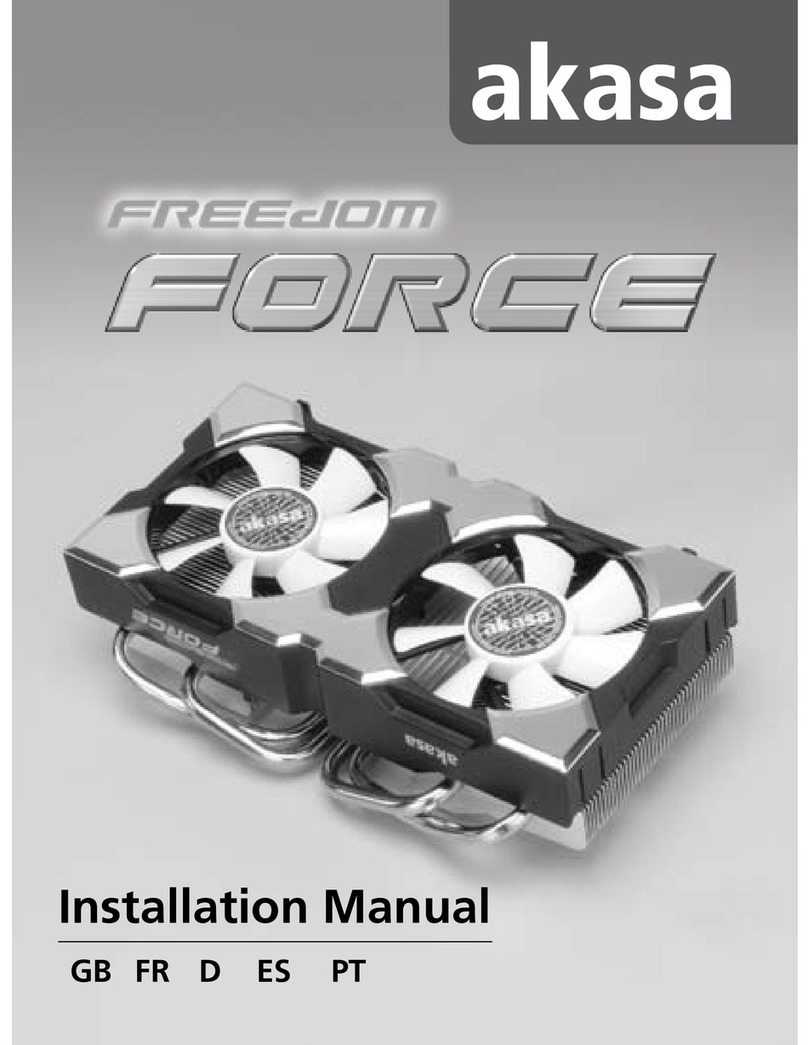 Akasa Freedom Force VC05 installation manual