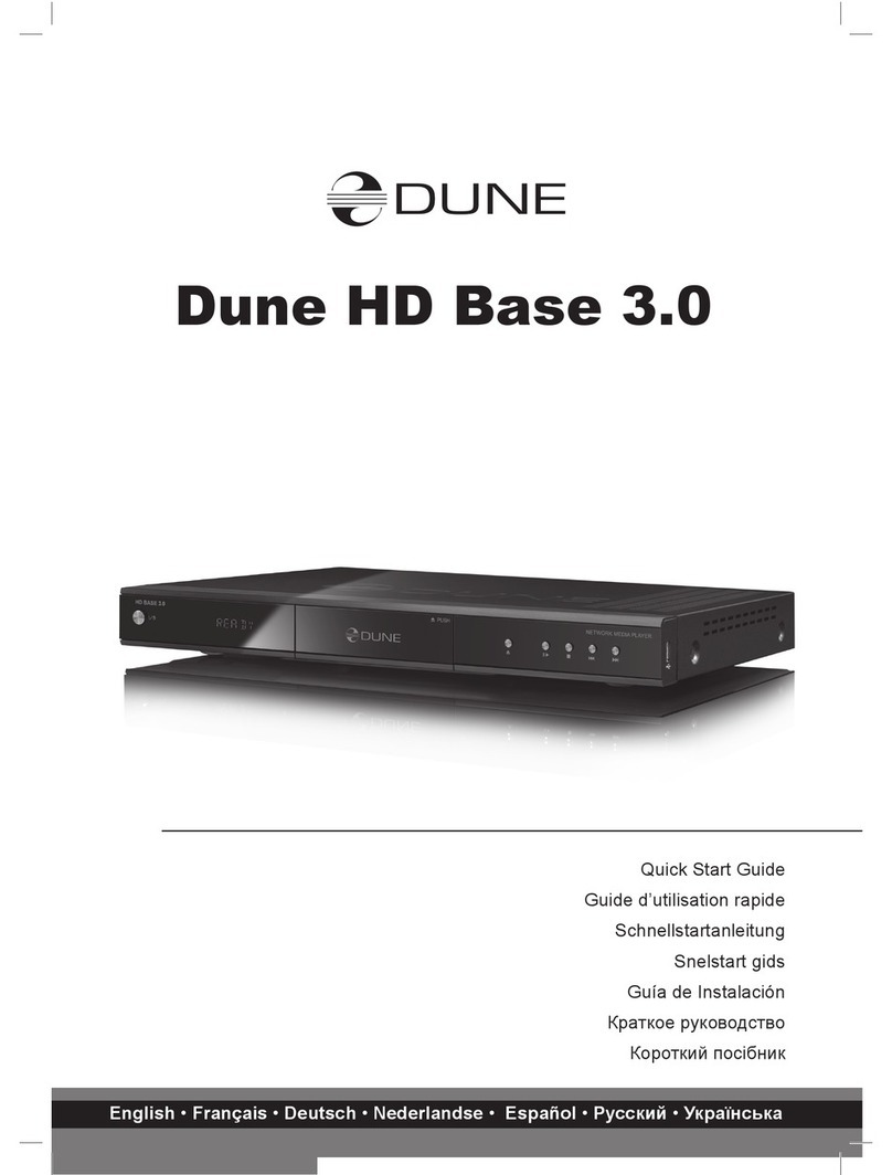 DUNE HD Base 3.0 quick start guide