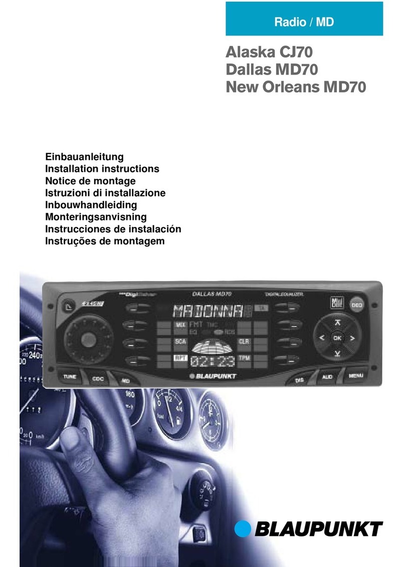 Blaupunkt New Orleans MD70 User manual