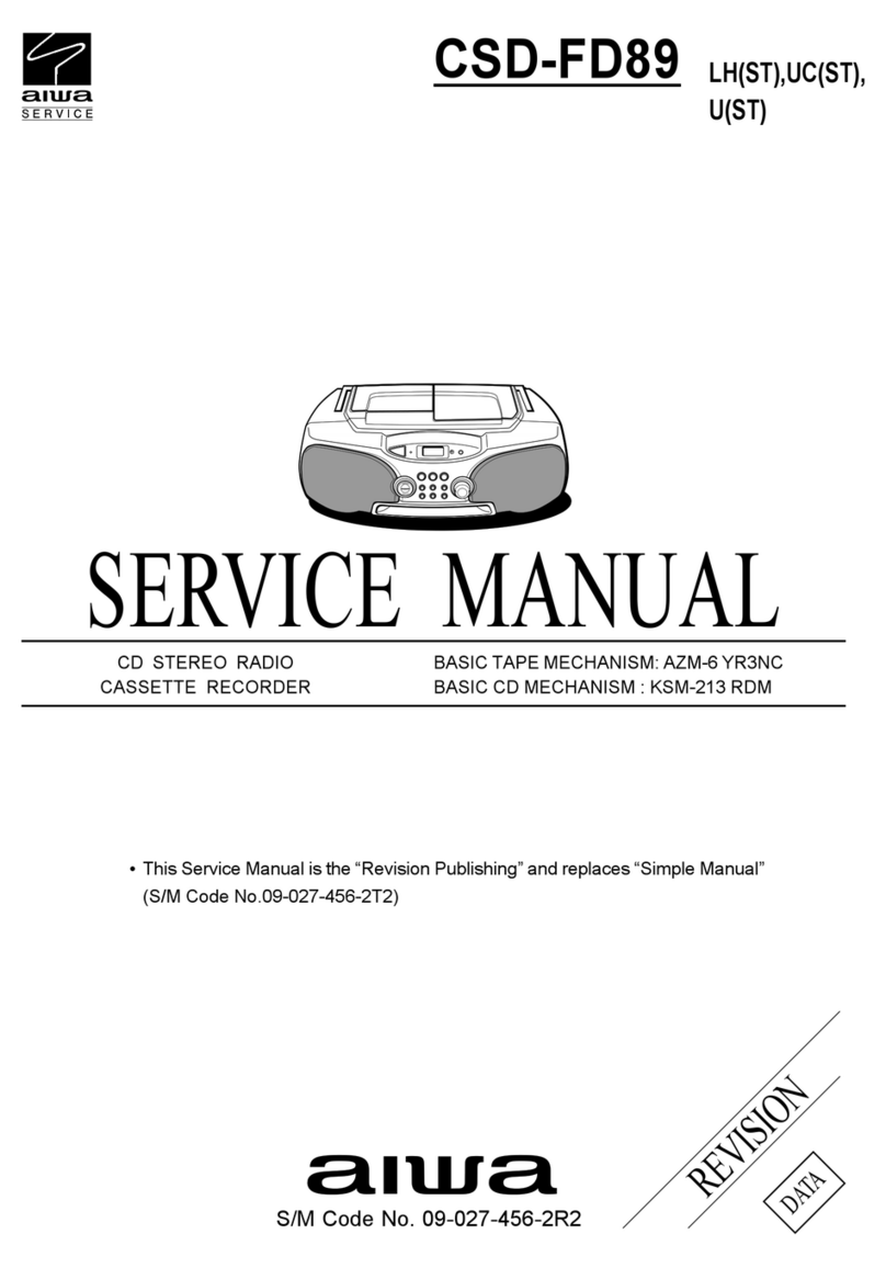 Aiwa CSD-FD89 User manual
