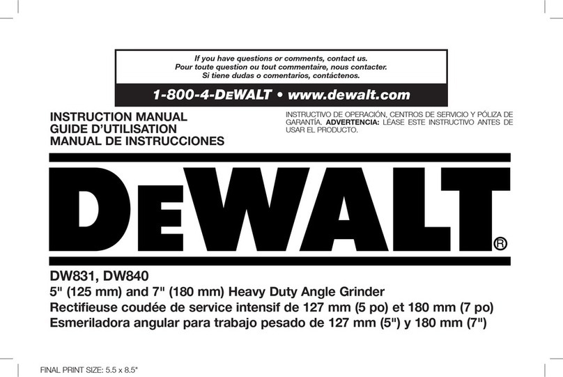 DeWalt DW840 instruction manual