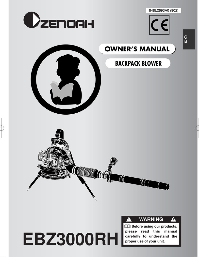 Zenoah EBZ3000RH owner's manual