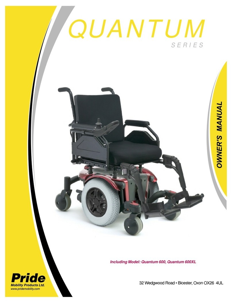 Pride QUANTUM SERIES User manual