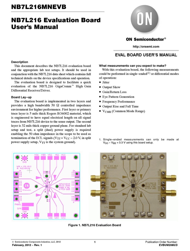 ON Semiconductor NB7L216MNEVB User manual