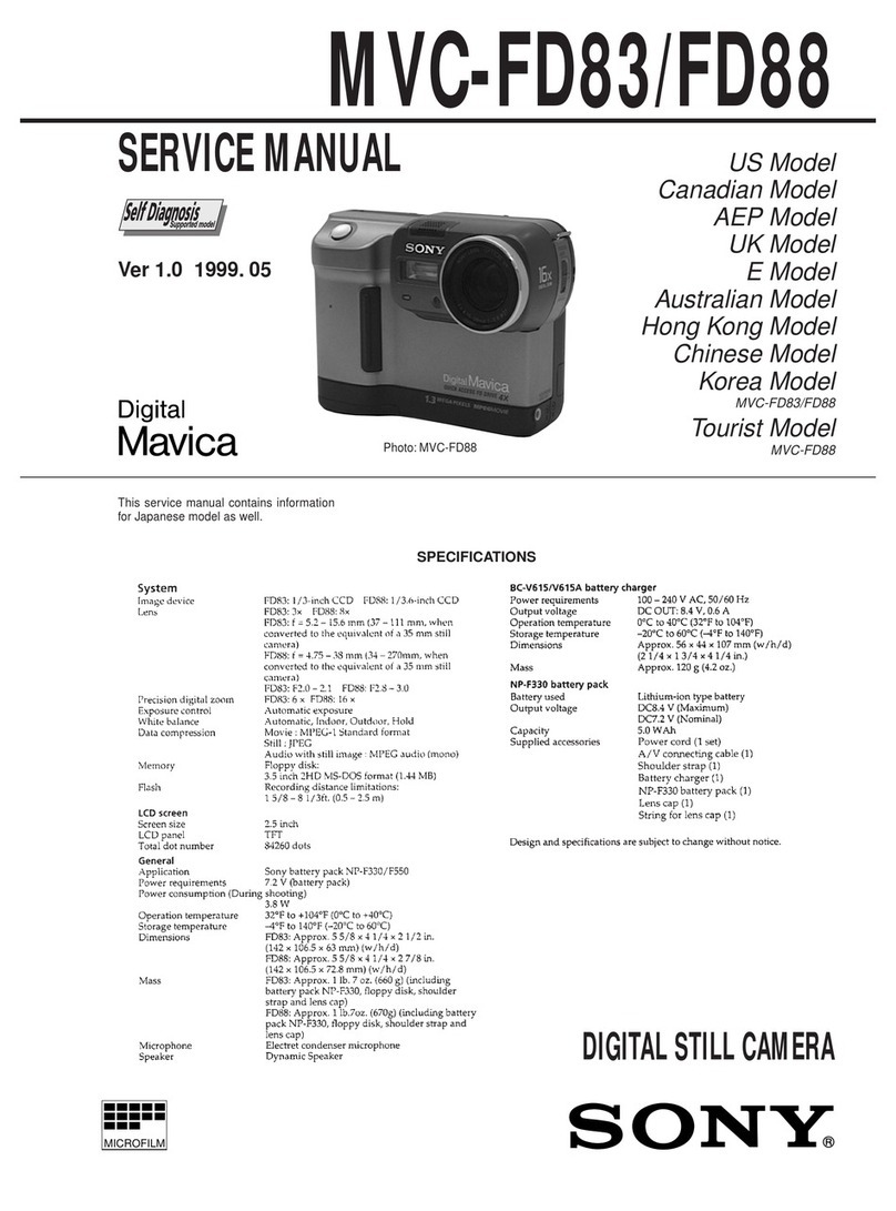 Sony Mavica MVC-FD83 User manual