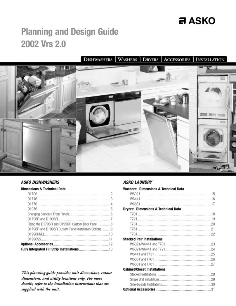Asko D1706 Guide