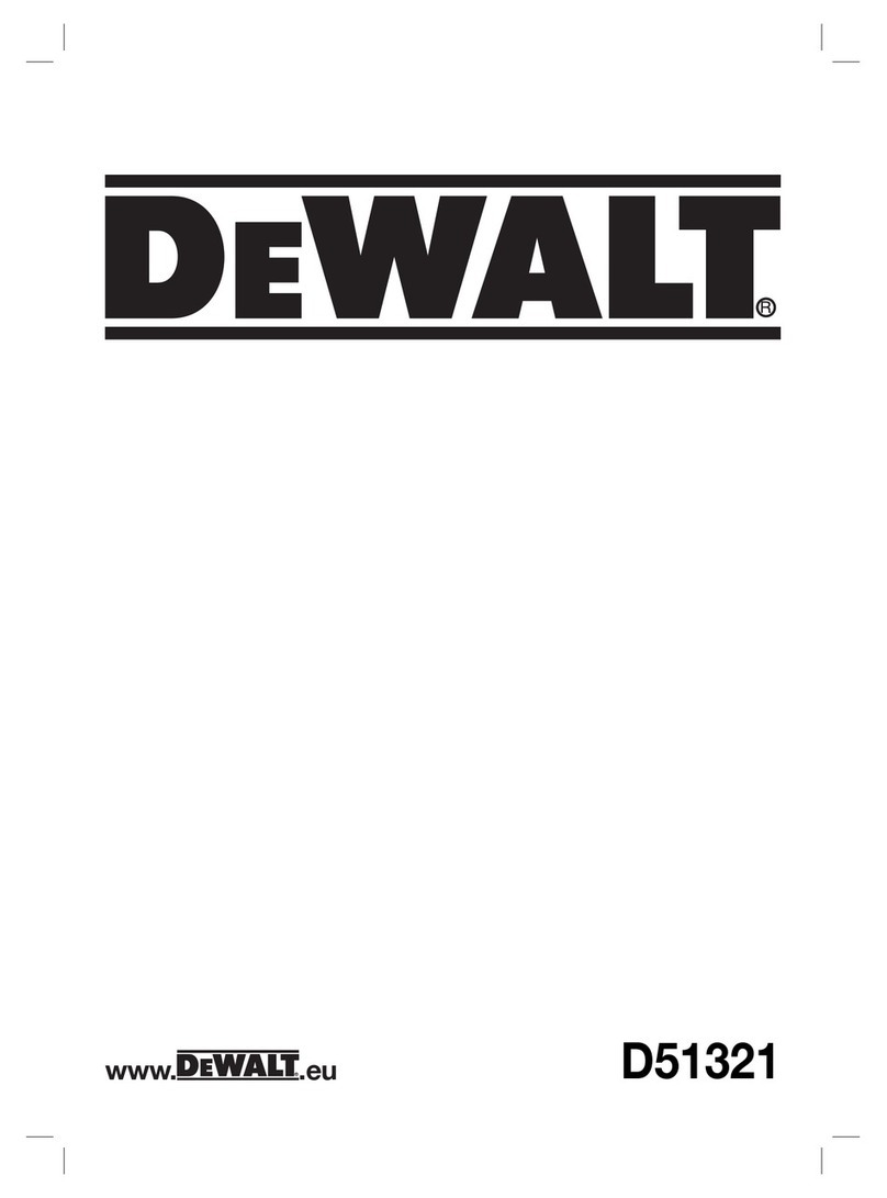DeWalt D51321 User manual