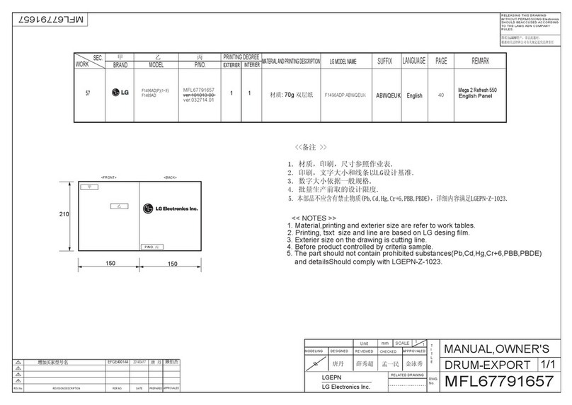 LG F1489AD User manual