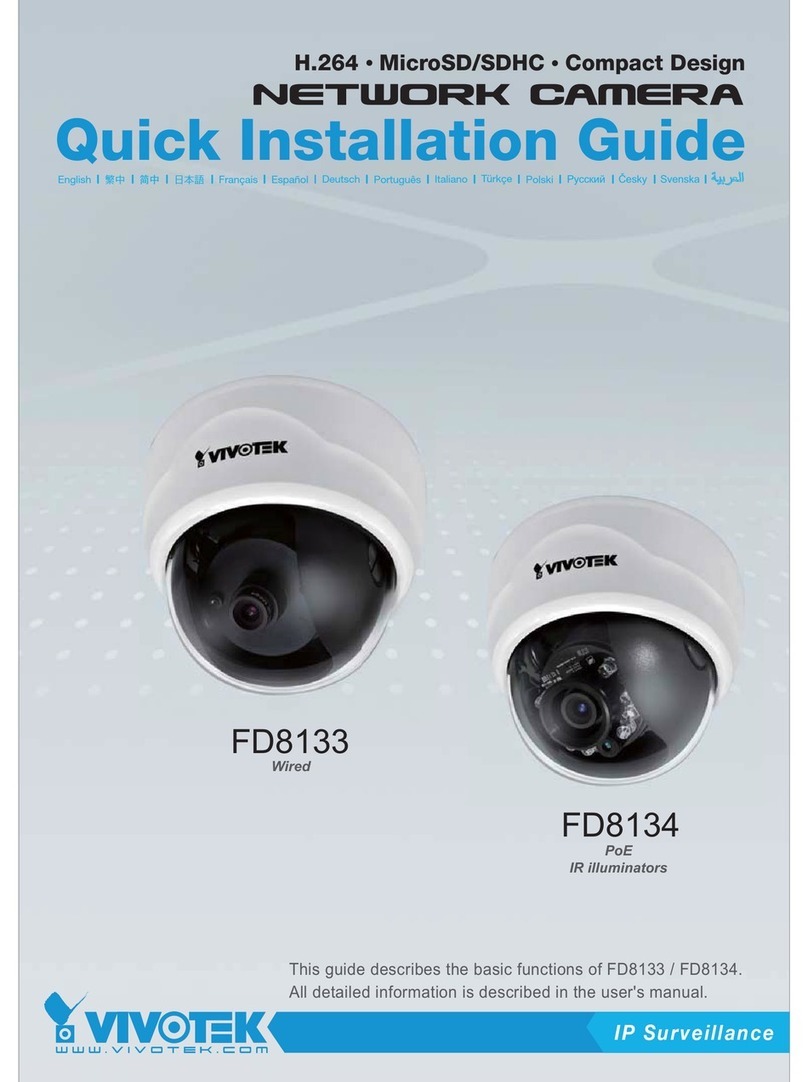Vivotek FD8133 User manual