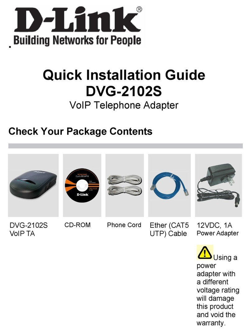 D-Link DVG-2102S User manual