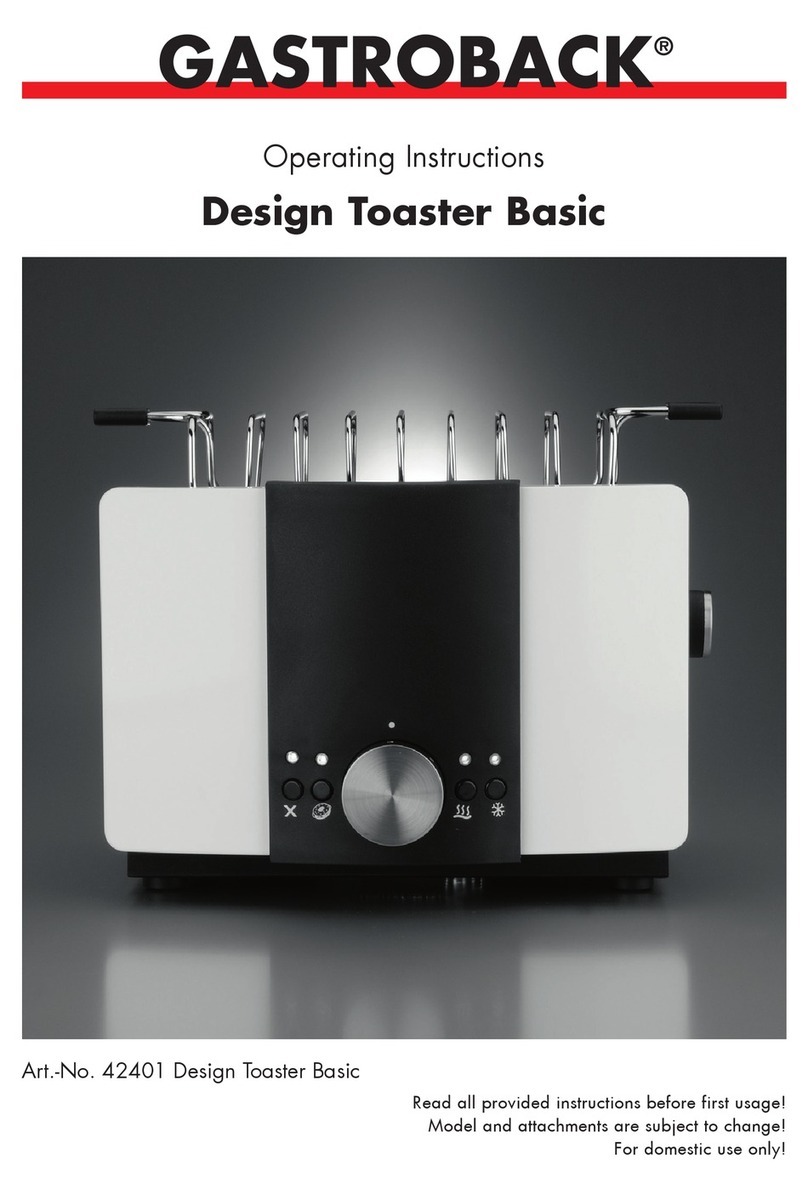 Gastroback 42401 User manual Gastroback 42401 User manual