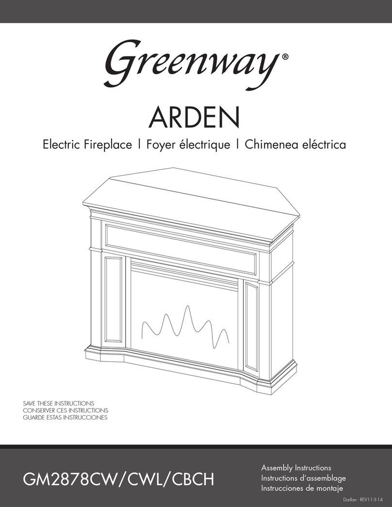 Greenway Home Products ARDEN GM2878CW Assembly instructions Greenway Home Products ARDEN GM2878CW Assembly instructions