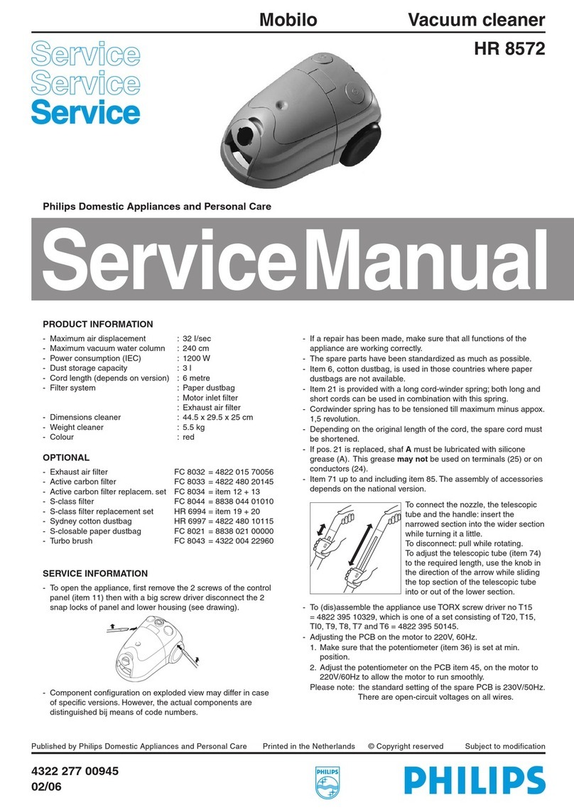 Philips HR 8572 Service manual