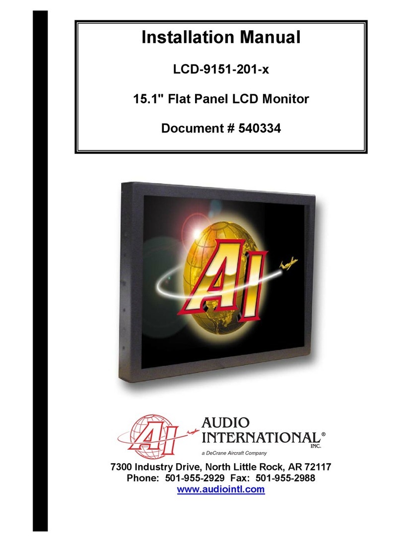 Audio international LCD-9201-101-x User manual