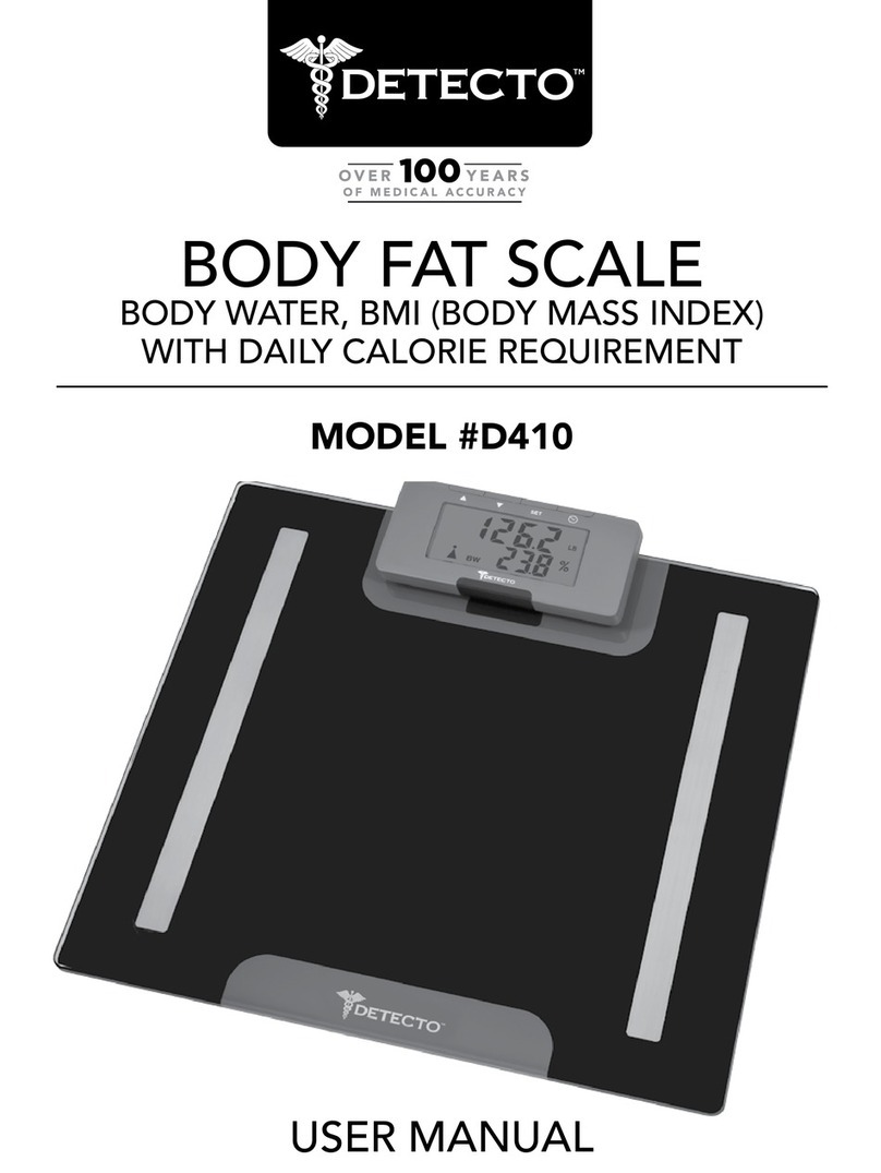 Detecto D410 user manual