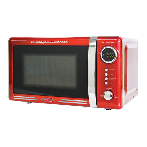 Nostalgia Electrics RMO770RED SERIES instructions