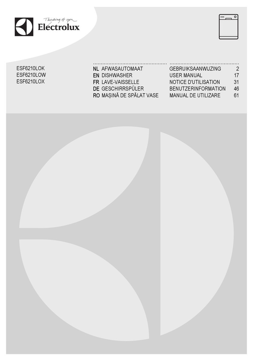 Electrolux ESF6210LOK user manual