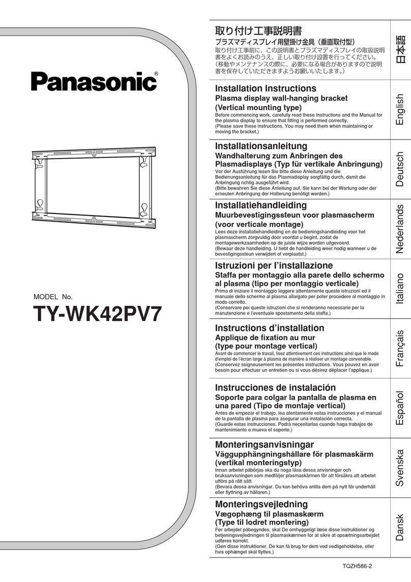 Panasonic TY-WK42PV7 User manual