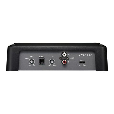 Pioneer GM-D8400M - Amplifier User manual