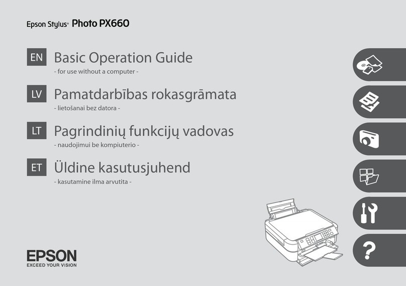 Epson Stylus Photo PX660 Assembly instructions