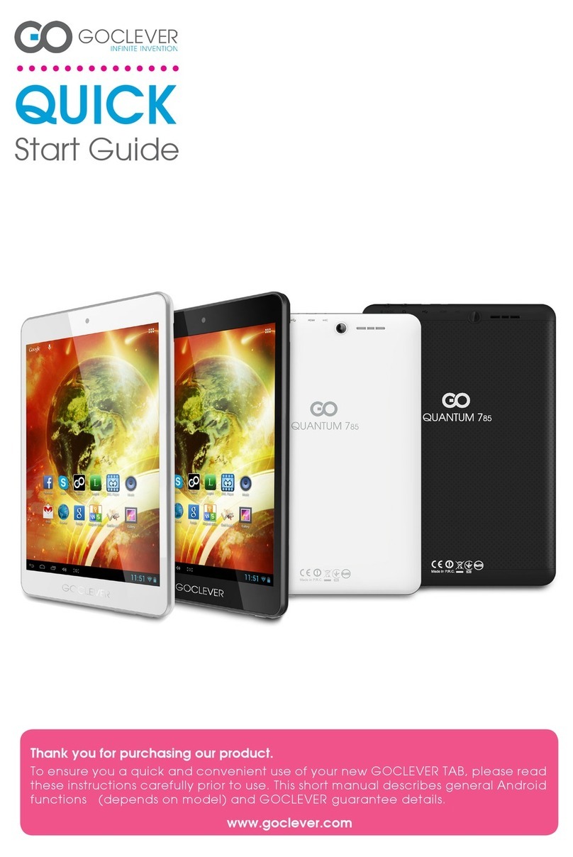Go Clever QUANTUM 785 User manual