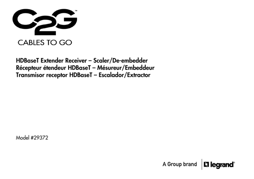 C2G 29372 User manual