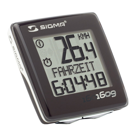 Sigma BC 1609 manual