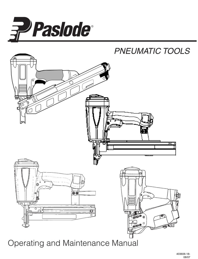 Paslode RHP-350 Operating and maintenance manual Paslode RHP-350 Operating and maintenance manual